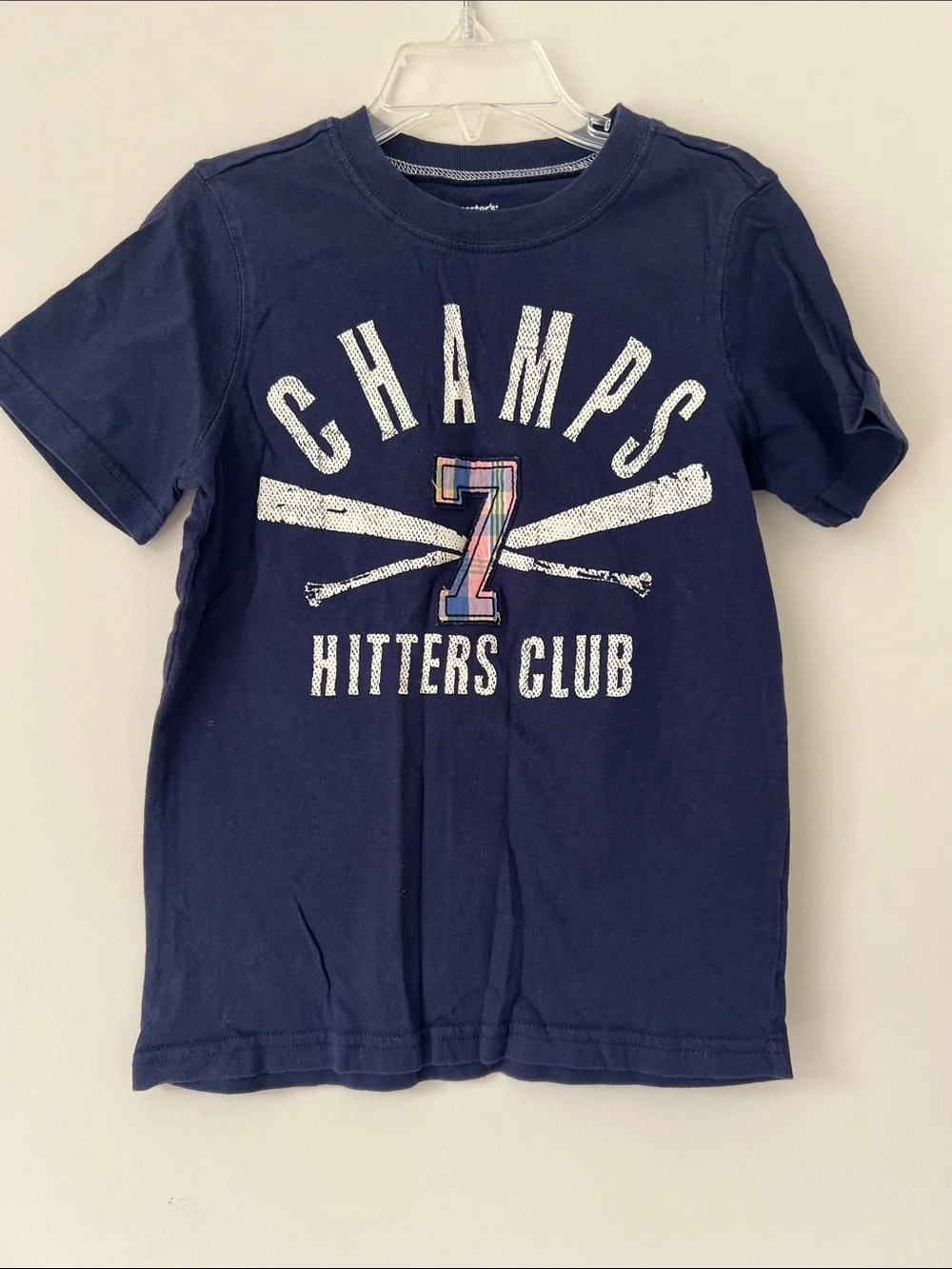 Carter's Navy Graphic 'Champs Hitters Club' Short Sleeve Tee